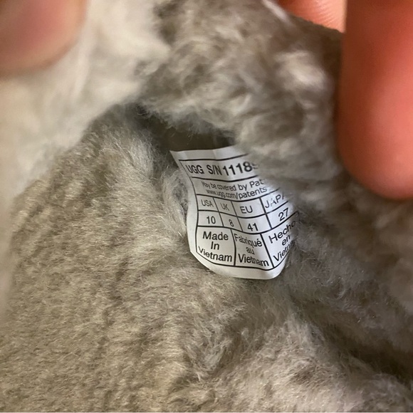 UGG | Dakota Double Bow Moccasin Slippers In Goat Gray Size 10 NEW - Picture 9 of 14